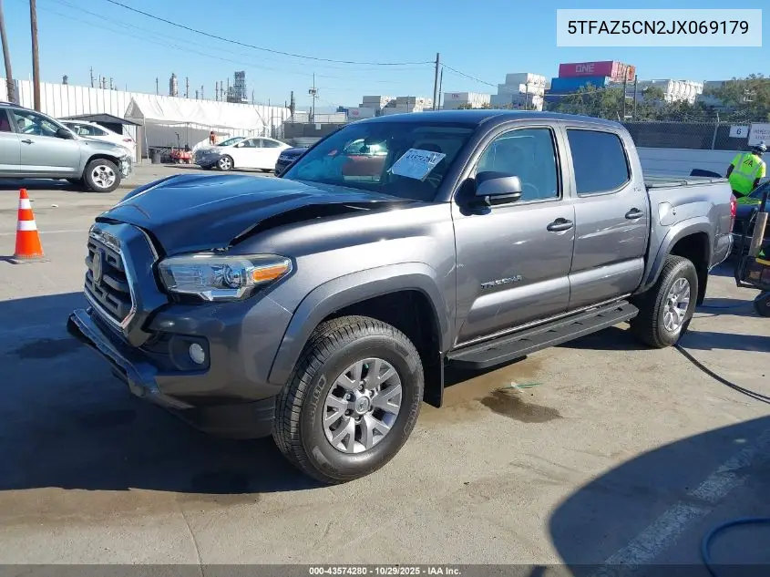 5TFAZ5CN2JX069179 2018 Toyota Tacoma Sr5 V6