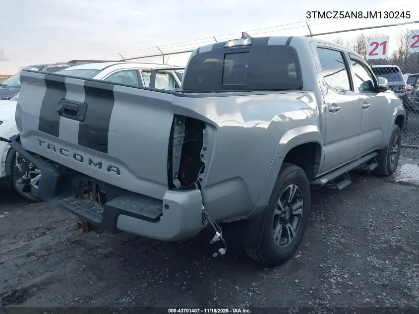 3TMCZ5AN8JM130245 2018 Toyota Tacoma Trd Sport