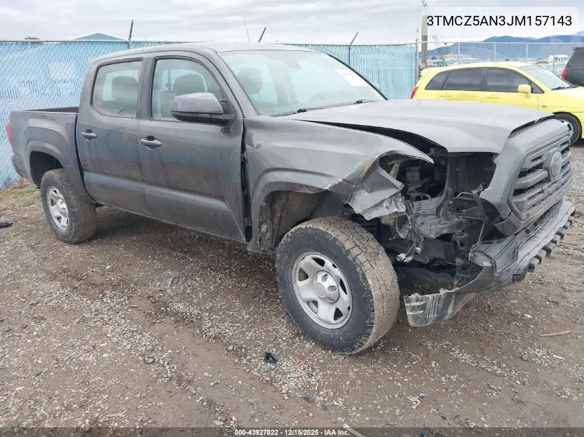 3TMCZ5AN3JM157143 2018 Toyota Tacoma Sr V6
