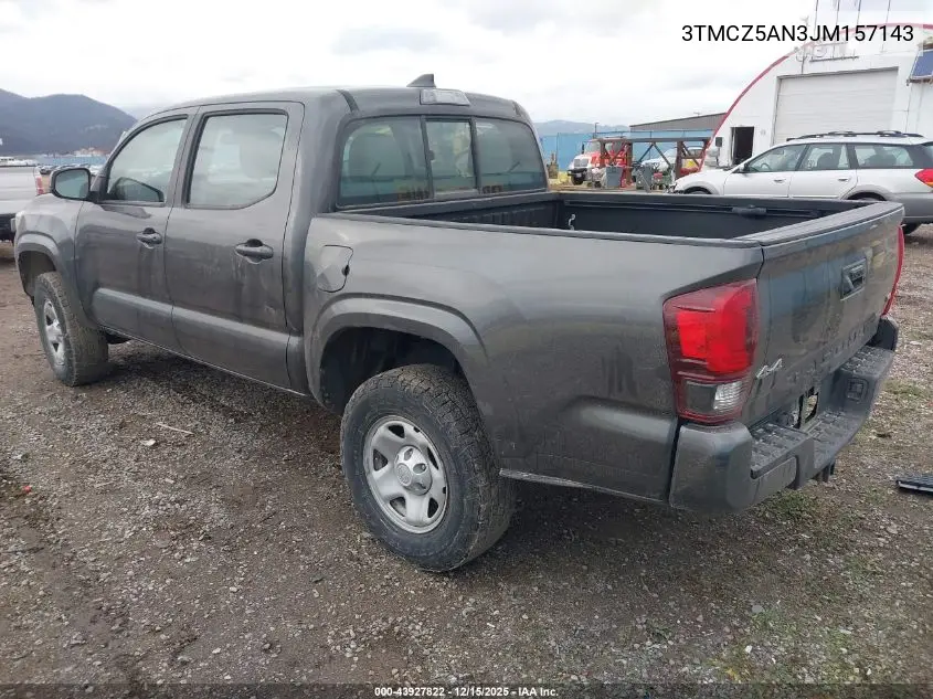 3TMCZ5AN3JM157143 2018 Toyota Tacoma Sr V6