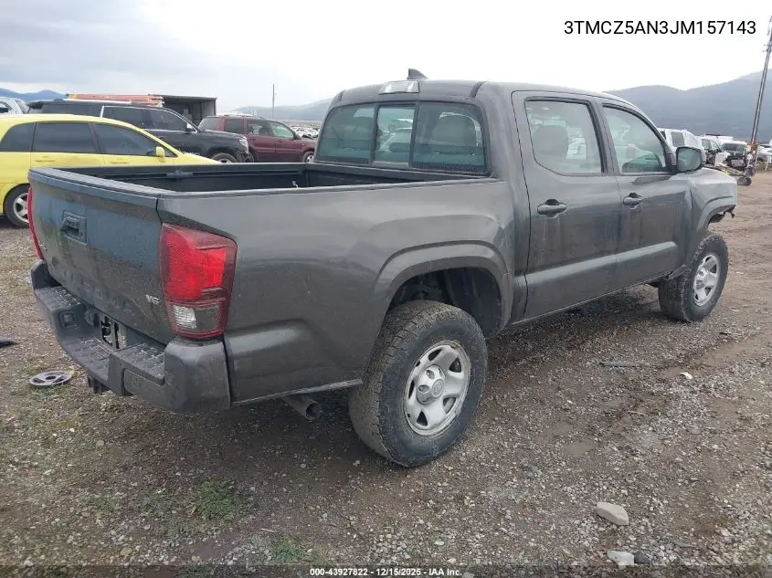 3TMCZ5AN3JM157143 2018 Toyota Tacoma Sr V6