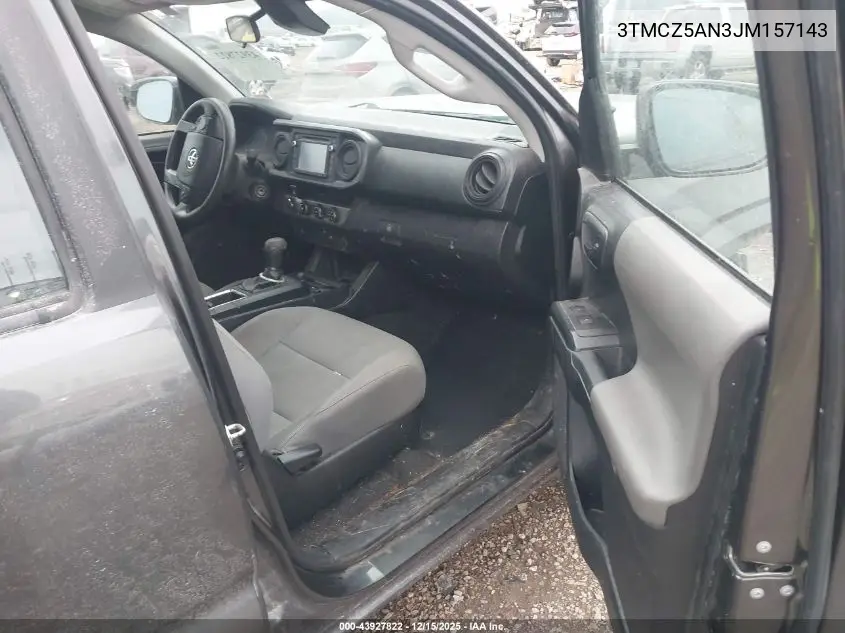 3TMCZ5AN3JM157143 2018 Toyota Tacoma Sr V6