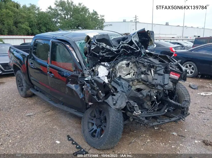 5TFAX5GN6KX139784 2019 Toyota Tacoma Sr