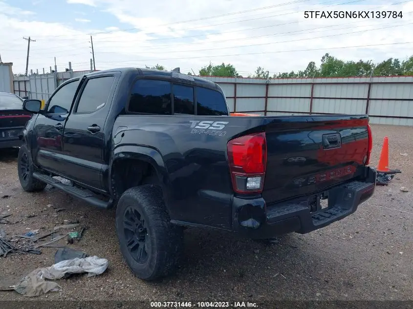 5TFAX5GN6KX139784 2019 Toyota Tacoma Sr