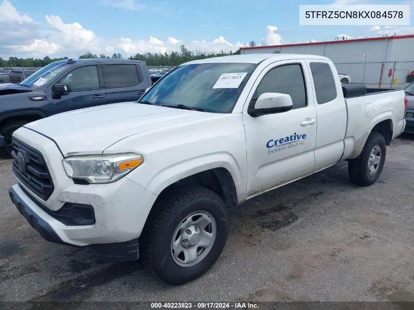 5TFRZ5CN8KX084578 2019 Toyota Tacoma Sr V6