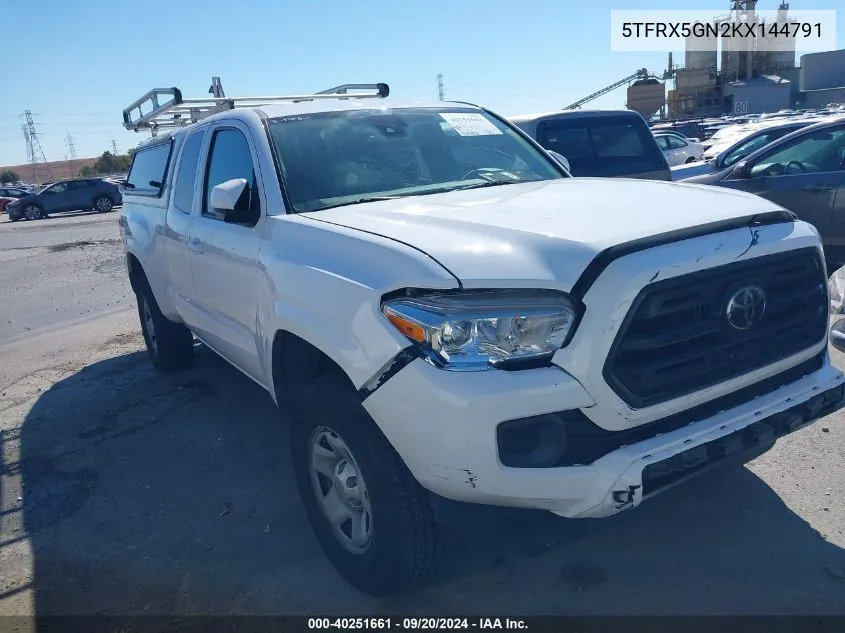 5TFRX5GN2KX144791 2019 Toyota Tacoma Sr