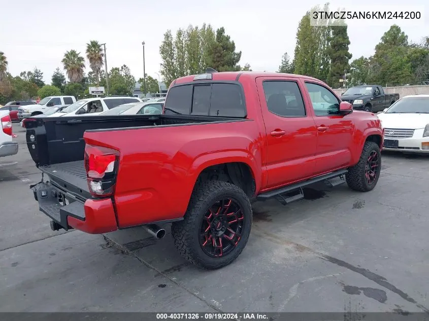 3TMCZ5AN6KM244200 2019 Toyota Tacoma Sr V6