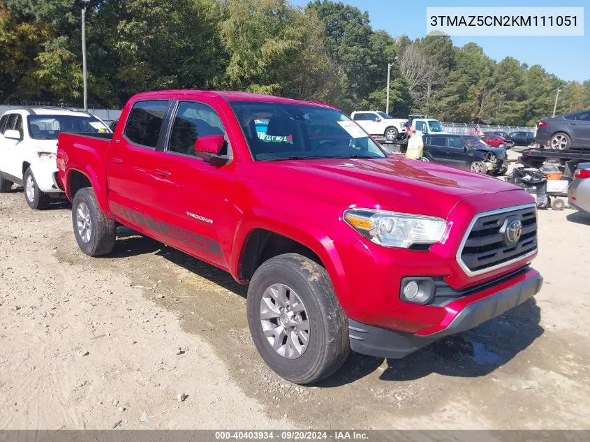 3TMAZ5CN2KM111051 2019 Toyota Tacoma Sr5 V6