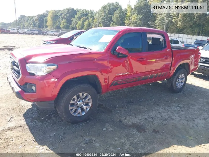 3TMAZ5CN2KM111051 2019 Toyota Tacoma Sr5 V6