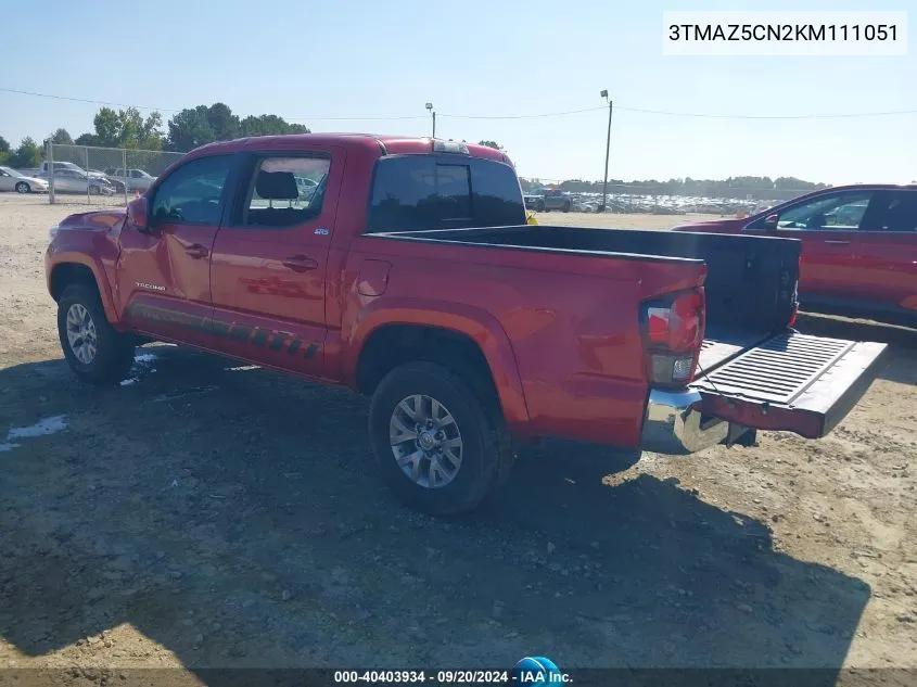 3TMAZ5CN2KM111051 2019 Toyota Tacoma Sr5 V6