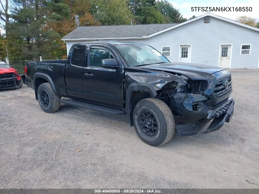 5TFSZ5AN6KX168550 2019 Toyota Tacoma Sr V6