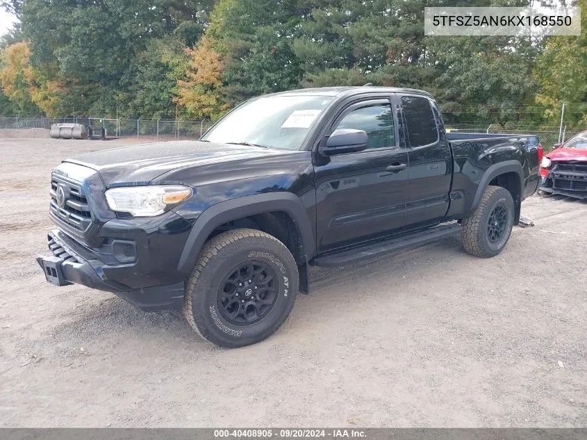 5TFSZ5AN6KX168550 2019 Toyota Tacoma Sr V6