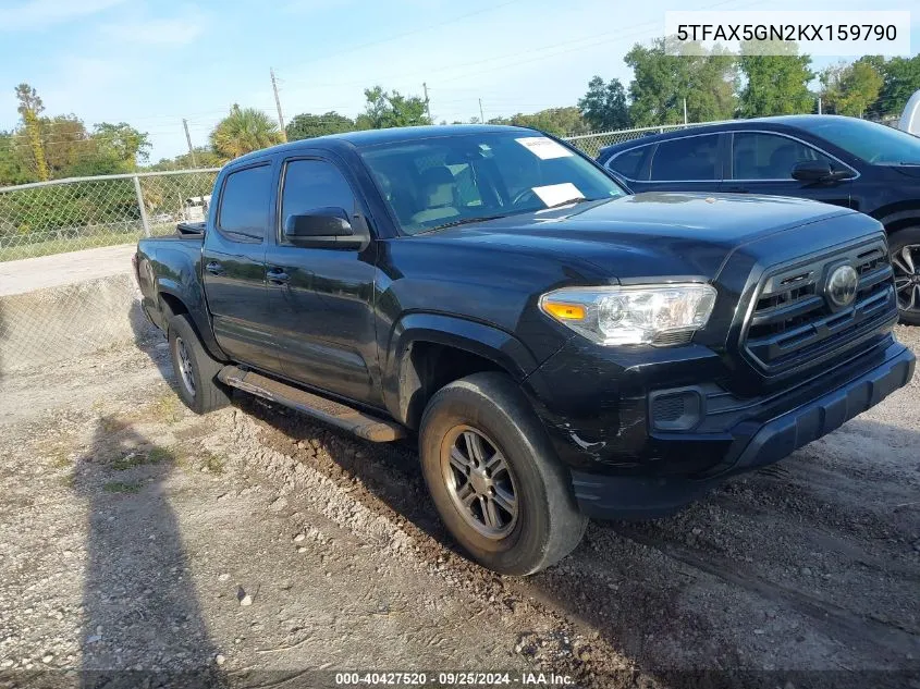 5TFAX5GN2KX159790 2019 Toyota Tacoma Sr