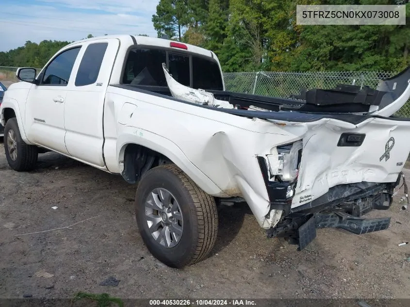 5TFRZ5CN0KX073008 2019 Toyota Tacoma Sr5 V6