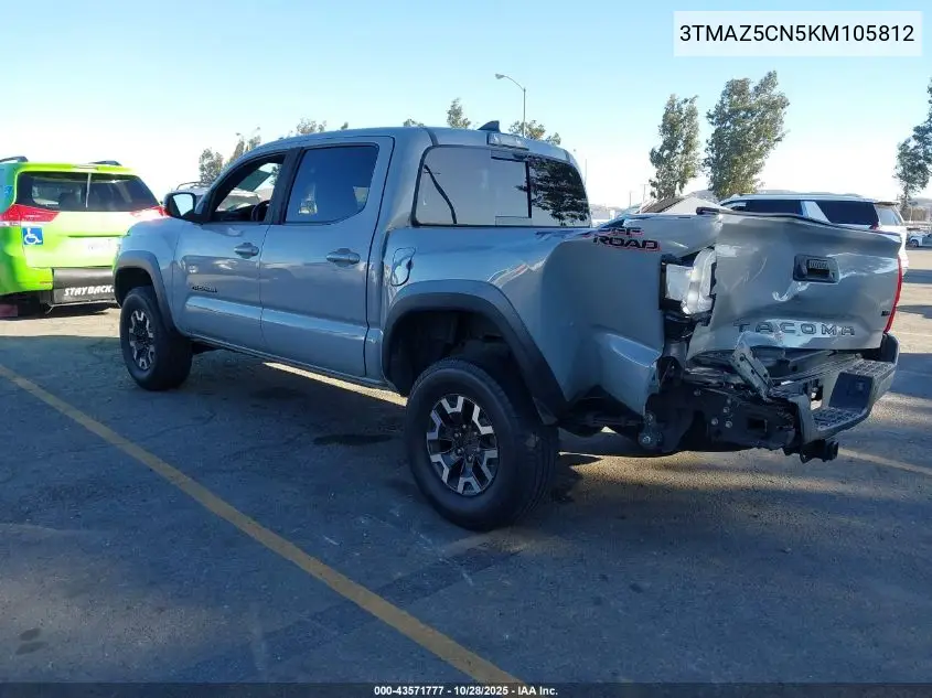 3TMAZ5CN5KM105812 2019 Toyota Tacoma Trd Off Road