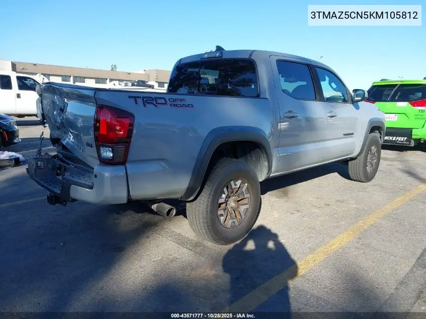3TMAZ5CN5KM105812 2019 Toyota Tacoma Trd Off Road