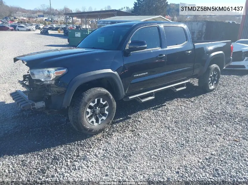 3TMDZ5BN5KM061437 2019 Toyota Tacoma Trd Off Road