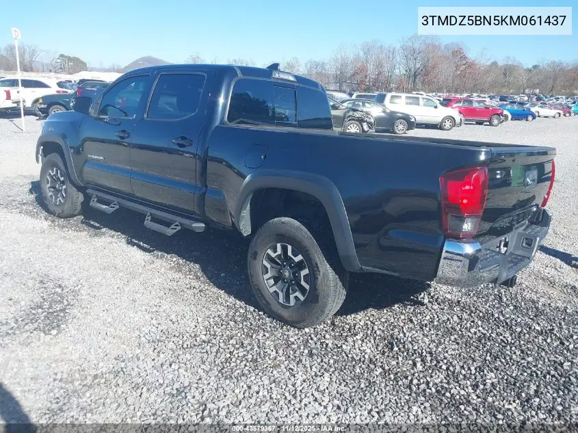 3TMDZ5BN5KM061437 2019 Toyota Tacoma Trd Off Road