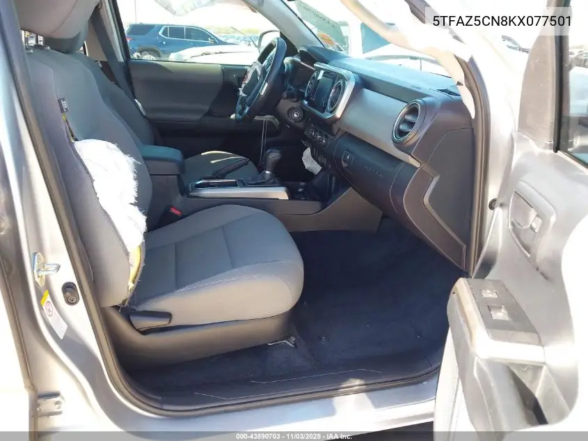 5TFAZ5CN8KX077501 2019 Toyota Tacoma Sr5 V6