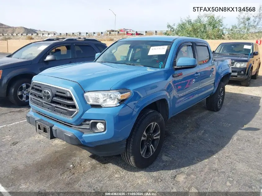 5TFAX5GN8KX134568 2019 Toyota Tacoma Sr5