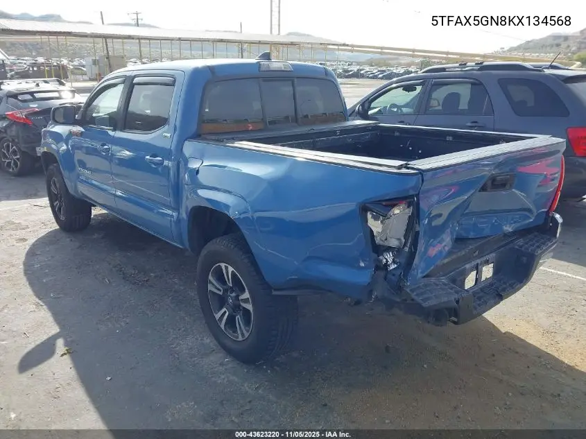 5TFAX5GN8KX134568 2019 Toyota Tacoma Sr5