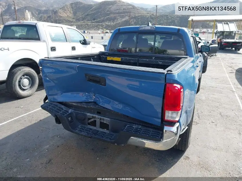 5TFAX5GN8KX134568 2019 Toyota Tacoma Sr5