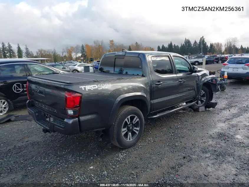 3TMCZ5AN2KM256361 2019 Toyota Tacoma Trd Sport