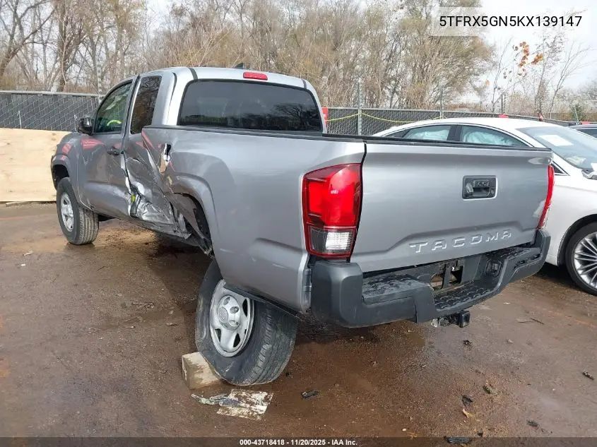 5TFRX5GN5KX139147 2019 Toyota Tacoma Sr
