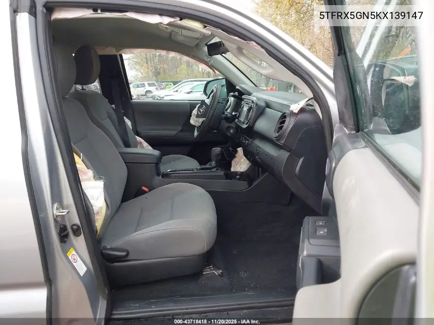 5TFRX5GN5KX139147 2019 Toyota Tacoma Sr