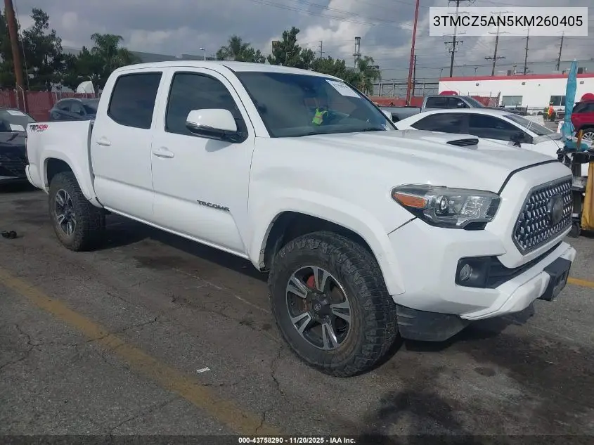 3TMCZ5AN5KM260405 2019 Toyota Tacoma Trd Sport