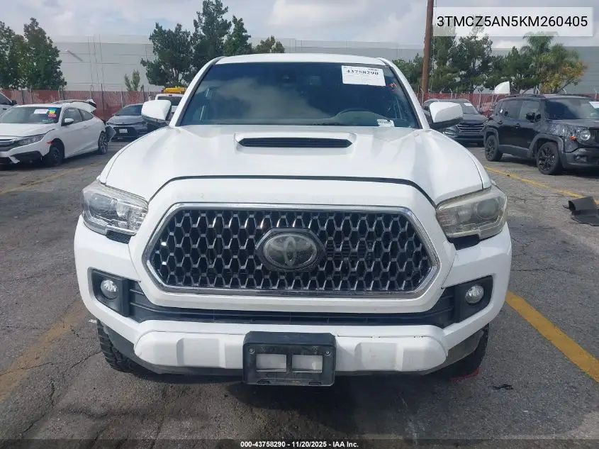 3TMCZ5AN5KM260405 2019 Toyota Tacoma Trd Sport