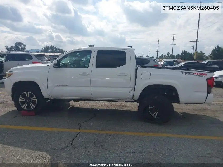 3TMCZ5AN5KM260405 2019 Toyota Tacoma Trd Sport