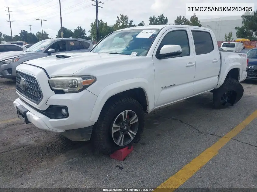 3TMCZ5AN5KM260405 2019 Toyota Tacoma Trd Sport