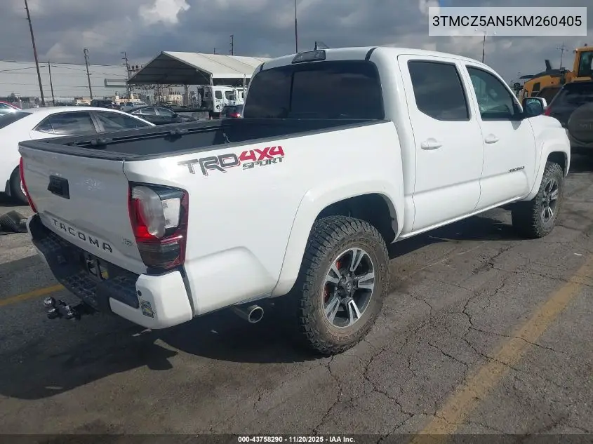 3TMCZ5AN5KM260405 2019 Toyota Tacoma Trd Sport