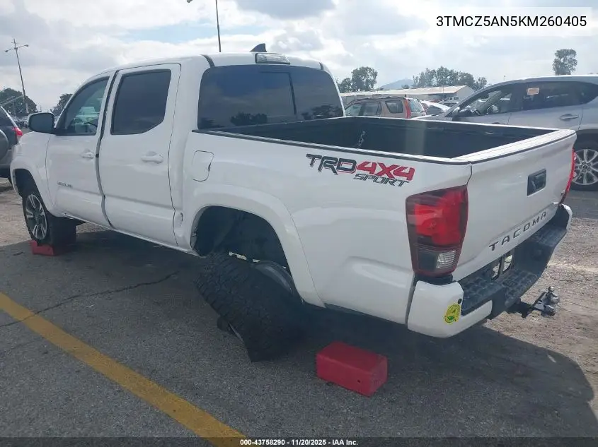 3TMCZ5AN5KM260405 2019 Toyota Tacoma Trd Sport