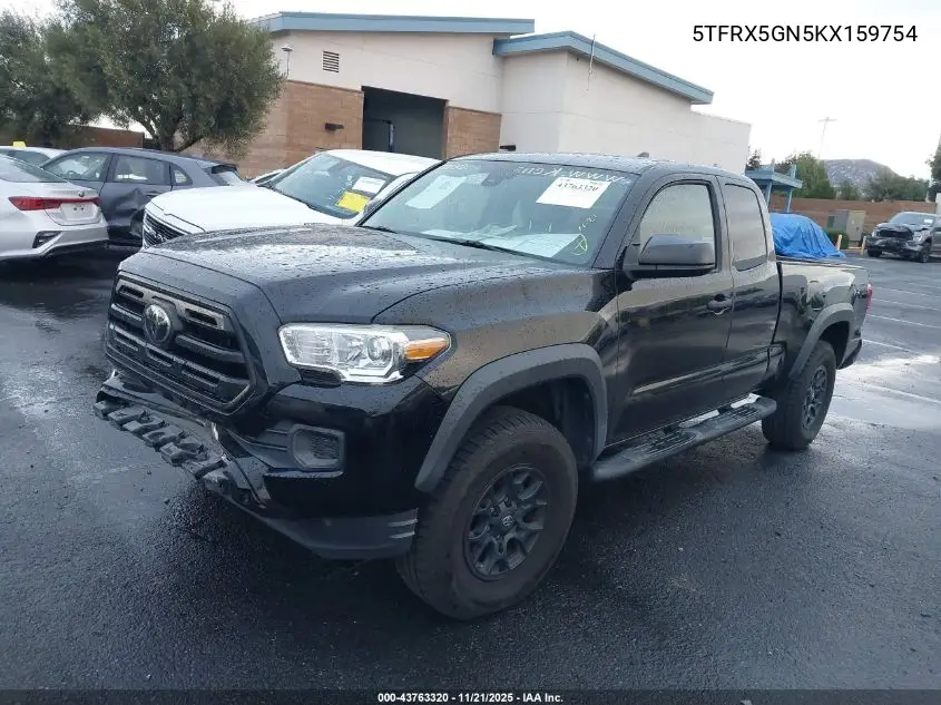 5TFRX5GN5KX159754 2019 Toyota Tacoma Sr