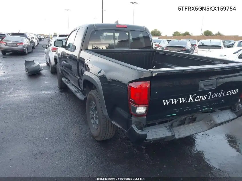 5TFRX5GN5KX159754 2019 Toyota Tacoma Sr