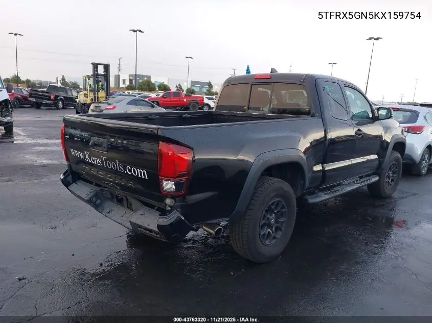 5TFRX5GN5KX159754 2019 Toyota Tacoma Sr