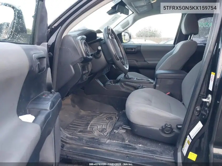 5TFRX5GN5KX159754 2019 Toyota Tacoma Sr