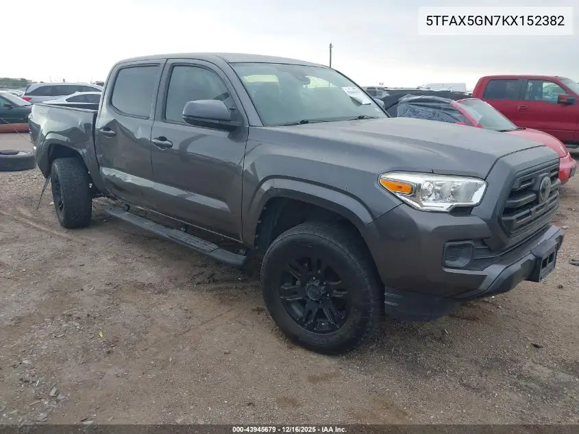 5TFAX5GN7KX152382 2019 Toyota Tacoma Sr