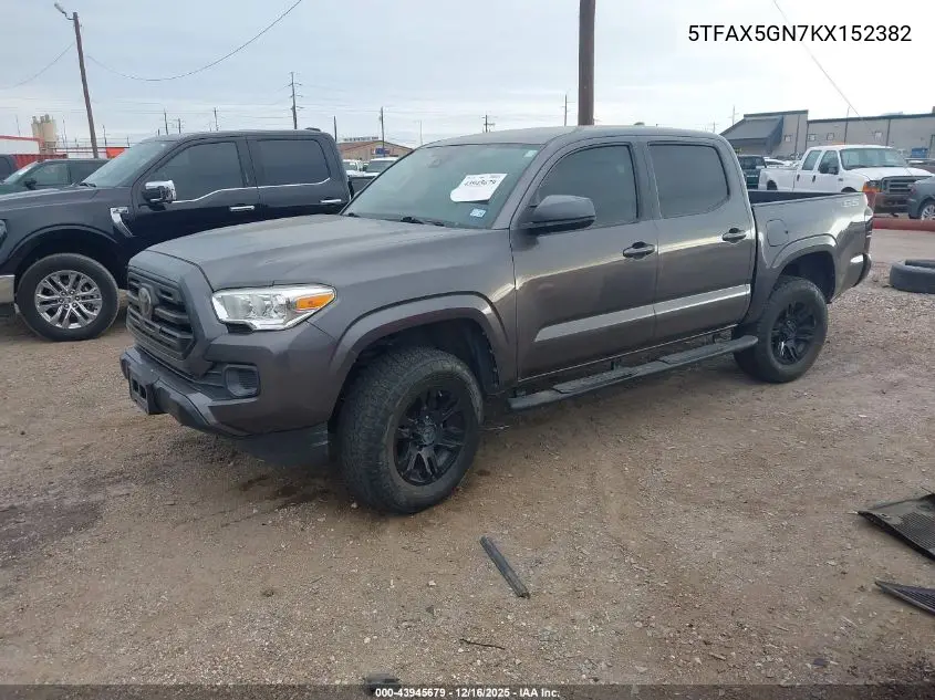5TFAX5GN7KX152382 2019 Toyota Tacoma Sr