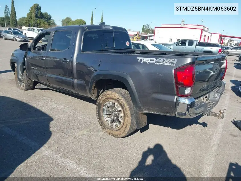 3TMDZ5BN4KM063602 2019 Toyota Tacoma Trd Off Road