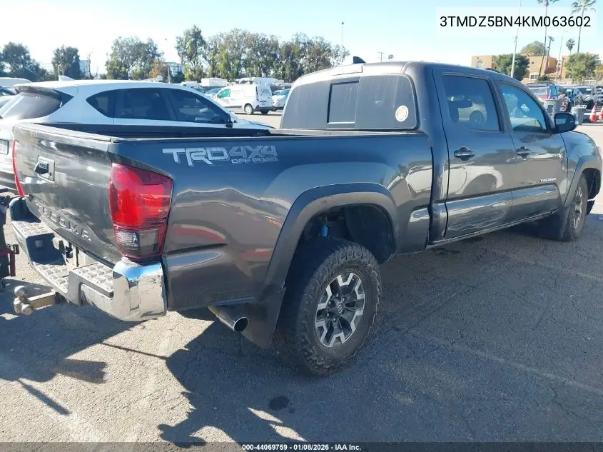 3TMDZ5BN4KM063602 2019 Toyota Tacoma Trd Off Road