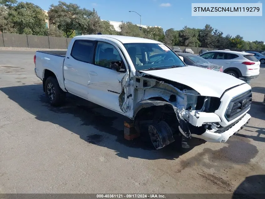 2020 Toyota Tacoma Sr5 V6 VIN: 3TMAZ5CN4LM119279 Lot: 40361121