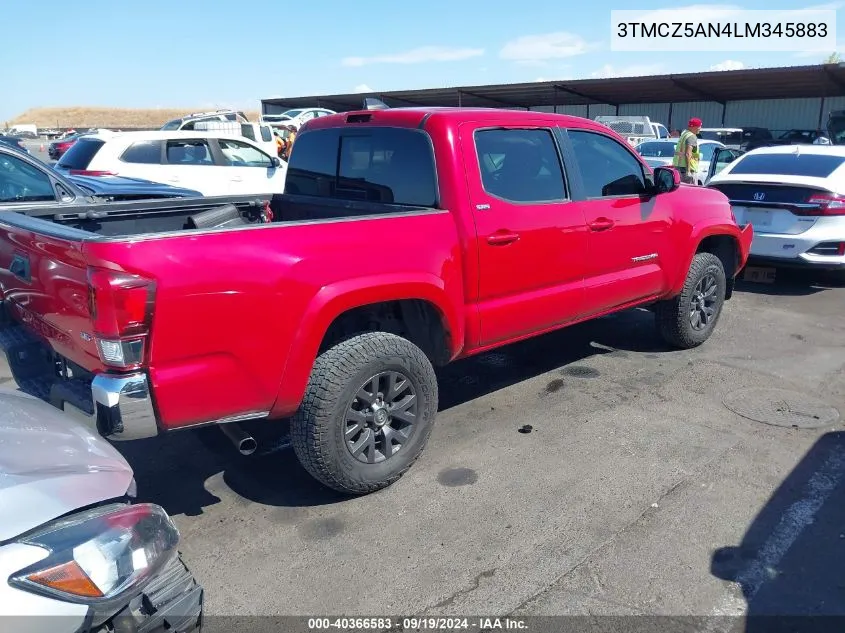 3TMCZ5AN4LM345883 2020 Toyota Tacoma Sr5 V6