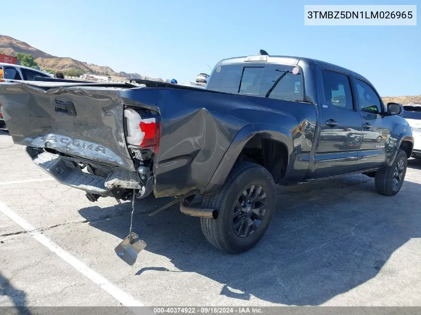 3TMBZ5DN1LM026965 2020 Toyota Tacoma Sr5 V6