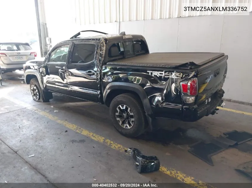 3TMCZ5ANXLM336752 2020 Toyota Tacoma Trd Off-Road