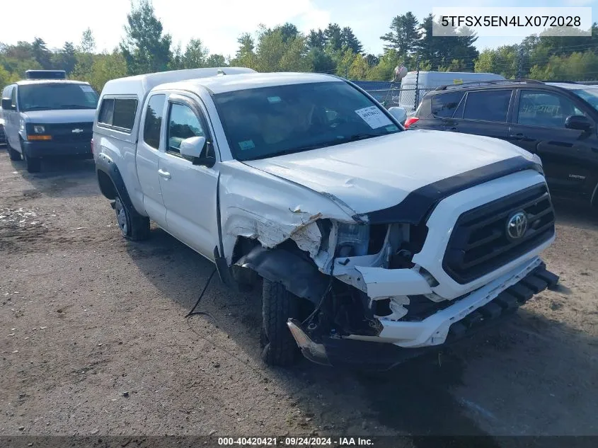 5TFSX5EN4LX072028 2020 Toyota Tacoma Sr