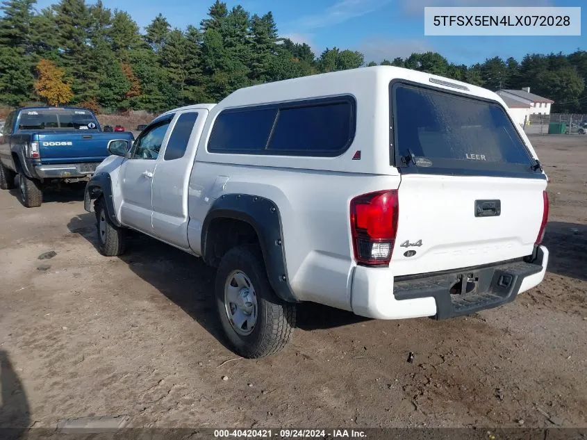 5TFSX5EN4LX072028 2020 Toyota Tacoma Sr