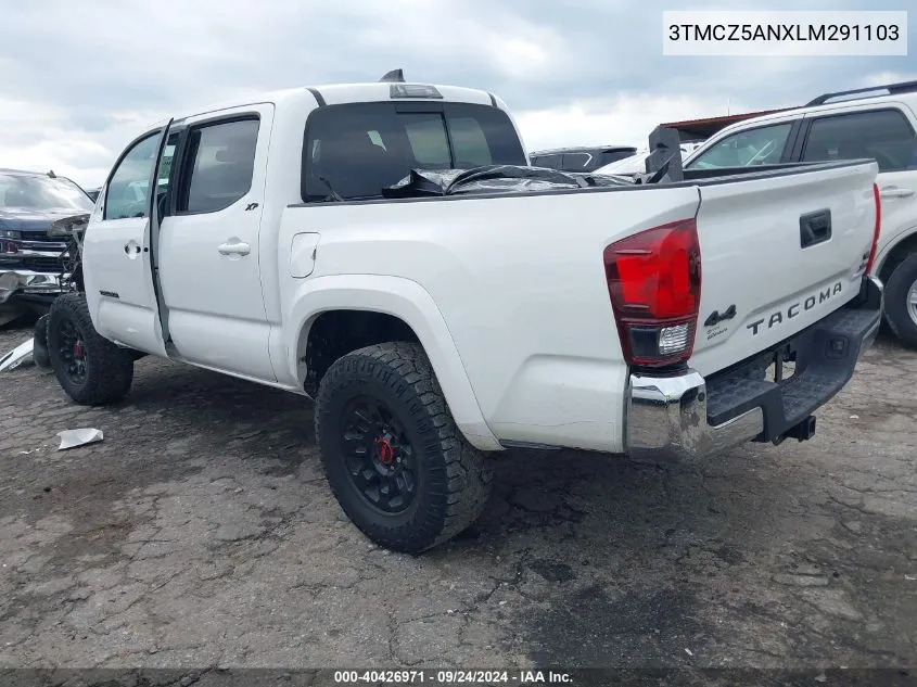 3TMCZ5ANXLM291103 2020 Toyota Tacoma Sr5 V6